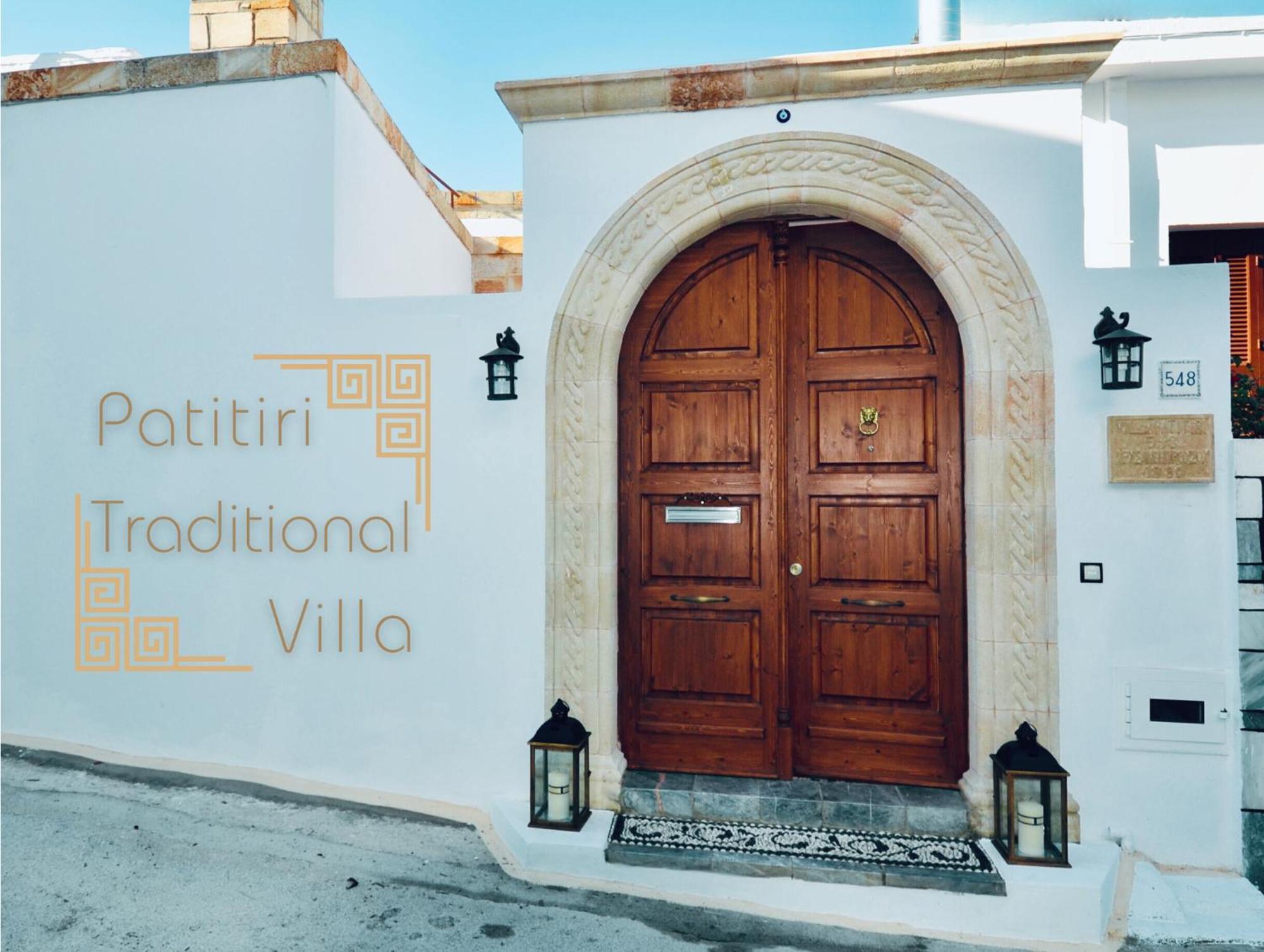Villa Patitiri Traditional House With Hot Tub Archangelos  Dış mekan fotoğraf