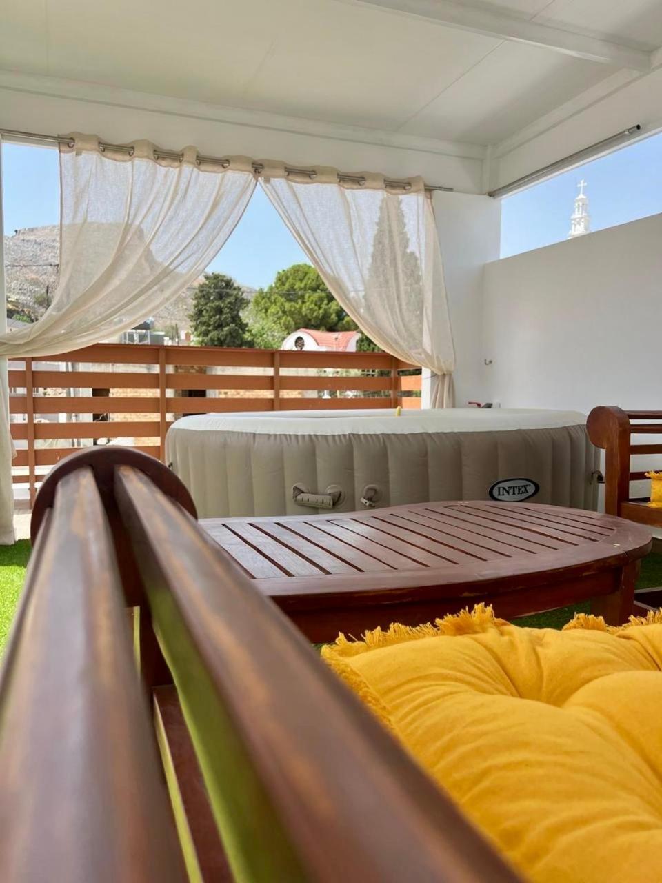 Villa Patitiri Traditional House With Hot Tub Archangelos  Dış mekan fotoğraf
