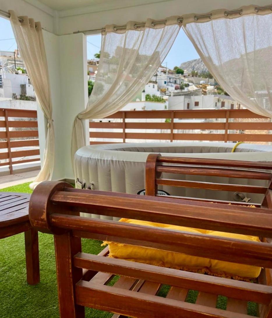 Villa Patitiri Traditional House With Hot Tub Archangelos  Dış mekan fotoğraf